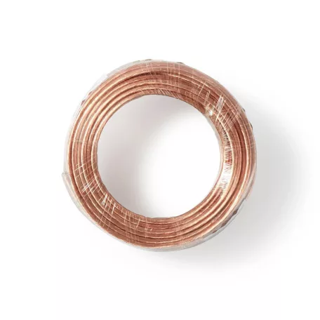 Hangszóró kábel | 2 x 4.00 mm² | CCA | 15.0 m | Kerek | PVC | Átlátszó | Zsugor csomagolás