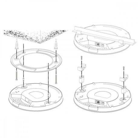 Vezeték Nélküli Hozzáférési Pont (AP) AC1200 2.4/5 GHz (Dual Band) Gigabit Fehér