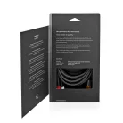 Mélynyomó kábel | RCA Dugasz | 2x RCA Dugasz | Aranyozott | 3.00 m | Kerek | 4.5 mm | Gun Metal Szürke / Szürke | Ablakos Fedő Doboz