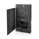 Mélynyomó kábel | RCA Dugasz | 2x RCA Dugasz | Aranyozott | 3.00 m | Kerek | 4.5 mm | Gun Metal Szürke / Szürke | Ablakos Fedő Doboz