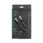 Mélynyomó kábel | RCA Dugasz | RCA Dugasz | Aranyozott | 5.00 m | Kerek | 4.5 mm | Antracit / Gun Metal Szürke | Fedődoboz