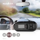Car Audio FM Transmitter | Hattyúnyak | Kéz nélküli hívás | 0.4 " | LCD Képernyő | Bluetooth® | 5.0 V DC / 0.5 A | Google Assistant / Siri | Fekete