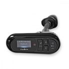 Car Audio FM Transmitter | Hattyúnyak | Kéz nélküli hívás | 0.4 " | LCD Képernyő | Bluetooth® | 5.0 V DC / 0.5 A | Google Assistant / Siri | Fekete