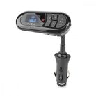 Car Audio FM Transmitter | Hattyúnyak | Kéz nélküli hívás | 0.4 " | LCD Képernyő | Bluetooth® | 5.0 V DC / 0.5 A | Google Assistant / Siri | Fekete