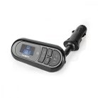 Car Audio FM Transmitter | Hattyúnyak | Kéz nélküli hívás | 0.4 " | LCD Képernyő | Bluetooth® | 5.0 V DC / 0.5 A | Google Assistant / Siri | Fekete