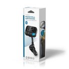 Car Audio FM Transmitter | Hattyúnyak | Kéz nélküli hívás | 2 " | Fekete Fehér Képernyő | Bluetooth® | PD 20 W / QC 3.0 | Gyors töltés | Basszus kiemelés | Google Assistant / Siri | Fekete
