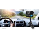 Car Audio FM Transmitter | Hattyúnyak | Kéz nélküli hívás | 2 " | Fekete Fehér Képernyő | Bluetooth® | PD 20 W / QC 3.0 | Gyors töltés | Basszus kiemelés | Google Assistant / Siri | Fekete