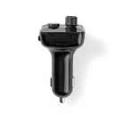 Car Audio FM Transmitter | Rögzített | Kéz nélküli hívás | 1.0 " | LCD Képernyő | Bluetooth® | 5.0 V DC / 1.0 A / 5.0 V DC / 2.4 A | Basszus kiemelés | Google Assistant / Siri | Fekete