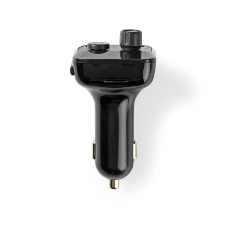 Car Audio FM Transmitter | Rögzített | Kéz nélküli hívás | 1.0 " | LCD Képernyő | Bluetooth® | 5.0 V DC / 1.0 A / 5.0 V DC / 2.4 A | Basszus kiemelés | Google Assistant / Siri | Fekete