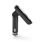 Car Audio FM Transmitter | Billenthető | Kéz nélküli hívás | 1.1 " | LCD Képernyő | Bluetooth® | PD 18 W / 5.0 V DC / 1.0 A | Gyors töltés | Google Assistant / Siri | Fekete / Szürke