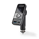 Car Audio FM Transmitter | Billenthető | Kéz nélküli hívás | 1.1 " | LCD Képernyő | Bluetooth® | PD 18 W / 5.0 V DC / 1.0 A | Gyors töltés | Google Assistant / Siri | Fekete / Szürke