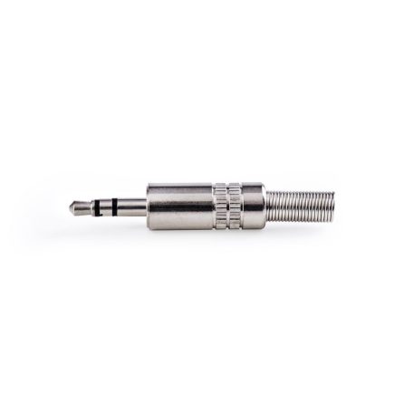 Audió csatlakozó | Egyenes | Dugasz | Nikkelezett | Forrasztás | Bemenő kábel átmérő: 3.8 mm | Fém | Ezüst | 25 db | Műanyag Zacskó