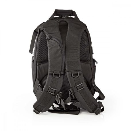 Kameratáska | Hátizsák | Víz taszító | 150 mm | 290 mm | 410 mm | Összes rekeszek száma: 16 | Fekete / Narancs