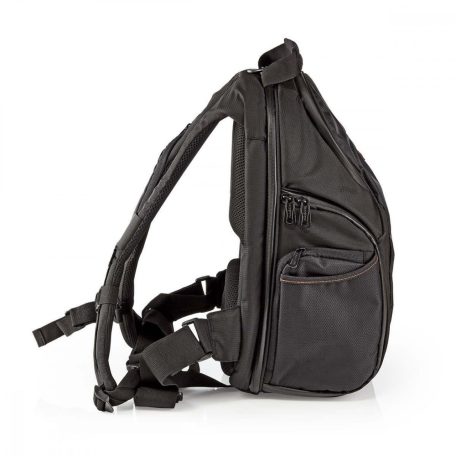 Kameratáska | Hátizsák | Víz taszító | 150 mm | 290 mm | 410 mm | Összes rekeszek száma: 16 | Fekete / Narancs