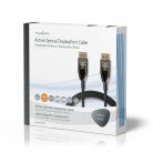 Aktív Optikai kábel DisplayPort | DisplayPort 1.4 | DisplayPort Dugasz | DisplayPort Dugasz | 32.4 Gbps | 30.0 m | Kerek | PVC | Fekete | Ajándék Dobozban
