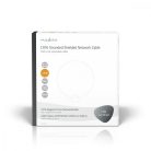 Hálózati kábel Roll | CAT6 | Sodrott | F/UTP | Réz | 100.0 m | Benti | Kerek | PVC | Szürke | Ajándék Dobozban