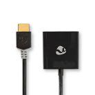 HDMI™ adapter | HDMI™ Csatlakozó | USB Micro-B Aljzat / VGA Aljzat / 3.5 mm Aljzat | Aranyozott | Egyenes | PVC | Antracit | 1 db | Doboz