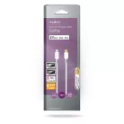 Lightning Kábel | USB 2.0 | Apple Lightning, 8 Pólusú | USB-C™ Dugasz | 480 Mbps | Aranyozott | 1.00 m | Kerek | PVC | Fehér | Doboz