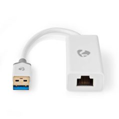   USB hálózati adapter | USB 3.2 Gen 1 | 1 Gbps | USB-A Dugasz | RJ45 Aljzat | 0.20 m | Kerek | Aranyozott | Tiszta Réz | Fehér | Doboz