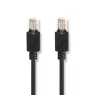 CAT5e hálózati kábel | U/UTP | RJ45 Dugasz | RJ45 Dugasz | 5.00 m | Kerek | LSZH | Antracit | Ablakos Doboz