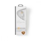 CAT6 hálózati kábel | RJ45 Dugasz | RJ45 Dugasz | S/FTP | 0.25 m | Kerek | LSZH / PVC | Fehér | Ablakos Doboz