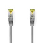 CAT7 hálózati kábel | S/FTP | RJ45 Dugasz | RJ45 Dugasz | 3.00 m | Snagless | Kerek | LSZH | Szürke | Ablakos Doboz