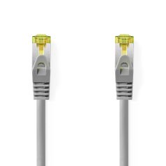   CAT7 hálózati kábel | S/FTP | RJ45 Dugasz | RJ45 Dugasz | 3.00 m | Snagless | Kerek | LSZH | Szürke | Ablakos Doboz