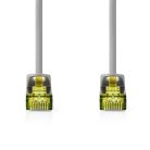 CAT7 hálózati kábel | S/FTP | RJ45 Dugasz | RJ45 Dugasz | 3.00 m | Snagless | Kerek | LSZH | Szürke | Ablakos Doboz