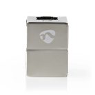 Hálózati csatlakozó | CAT6 | Árnyékolt | RJ45 Aljzat | RJ45 Aljzat | Egyenes | Fém | Doboz