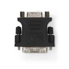 DVI adapter | DVI-I 24+5-Pin Dugasz | VGA Aljzat | Nikkelezett | Egyenes | PVC | Fekete | Doboz
