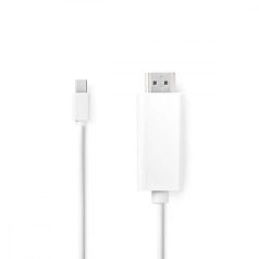   Mini DisplayPort kábel | DisplayPort 1.2 | Mini DisplayPort Dugasz | HDMI™ Csatlakozó | 21.6 Gbps | Nikkelezett | 2.00 m | Kerek | PVC | Fehér | Doboz