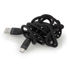 USB kábel | USB 2.0 | USB-A Dugasz | USB-C™ Dugasz | 15 W | 480 Mbps | Nikkelezett | 1.50 m | Kerek | Szilikon | Fekete | Doboz