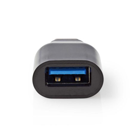 USB-C™ Adapter | USB 3.2 Gen 1 | USB-C™ Dugasz | USB-A Aljzat | 5 Gbps | Kerek | Nikkelezett | Fekete | Doboz