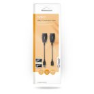 Aktív USB-kábel | USB 1.1 | USB-A Dugasz | RJ45 Aljzat | 12 Mbps | 0.20 m | Kerek | Nikkelezett | PVC | Réz | Doboz