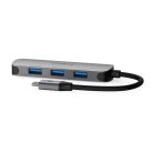USB hub | 1x USB-C™ | 4x USB A Female | 4-Port port(s) | USB 3.2 Gen 1 | USB-áramellátású | 5 Gbps