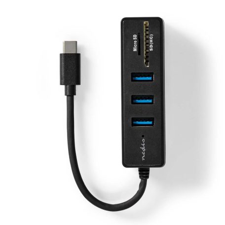 USB hub | 1x USB-C™ | 3x USB A Aljzat | 5-Port port(s) | USB 3.2 Gen 1 | USB-áramellátású | 5 Gbps | SD & MicroSD