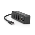 USB hub | 1x USB-C™ | 3x USB A Aljzat | 5-Port port(s) | USB 3.2 Gen 1 | USB-áramellátású | 5 Gbps | SD & MicroSD