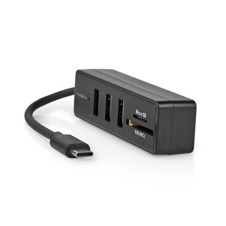 USB hub | 1x USB-C™ | 3x USB A Aljzat | 5-Port port(s) | USB 3.2 Gen 1 | USB-áramellátású | 5 Gbps | SD & MicroSD
