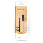 USB-C™ Adapter | USB 3.2 Gen 1 | USB-C™ Dugasz | HDMI™ Csatlakozó | 4K@60Hz | 2.00 m | Kerek | Nikkelezett | PVC | Fekete | Doboz