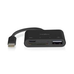   USB hub | 1x USB-C™ | 1x USB A / 1x USB-C™ | 4-Port port(s) | USB 2.0 | USB-áramellátású | SD & MicroSD