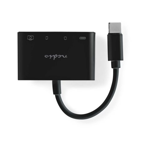 USB hub | 1x USB-C™ | 1x USB A / 1x USB-C™ | 4-Port port(s) | USB 2.0 | USB-áramellátású | SD & MicroSD