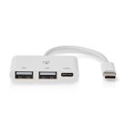 USB hub | 1x USB-C™ | 1x USB-C™ / 2x USB 2.0 A Female | 3-Port port(s) | USB-áramellátású