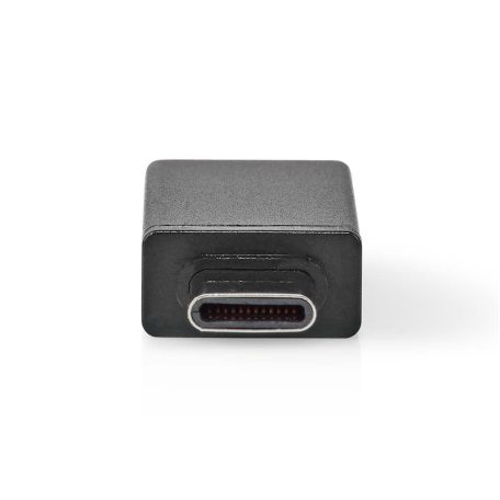 USB-C™ Adapter | USB 3.2 Gen 1 | USB-C™ Dugasz | USB-A Aljzat | 5 Gbps | OTG | Kerek | Nikkelezett | Fekete | Doboz
