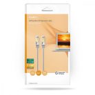 CAT5e hálózati kábel | SF/UTP | RJ45 Dugasz | RJ45 Dugasz | 5.00 m | Kerek | PVC | Szürke | Doboz