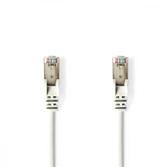   CAT5e hálózati kábel | SF/UTP | RJ45 Dugasz | RJ45 Dugasz | 5.00 m | Kerek | PVC | Fehér | Buborékfólia
