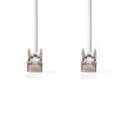 CAT5e hálózati kábel | SF/UTP | RJ45 Dugasz | RJ45 Dugasz | 5.00 m | Kerek | PVC | Fehér | Buborékfólia