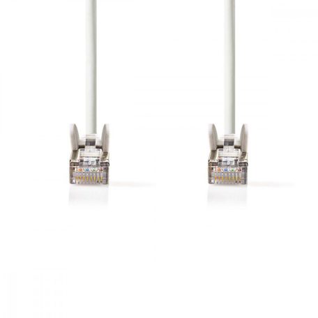 CAT5e hálózati kábel | SF/UTP | RJ45 Dugasz | RJ45 Dugasz | 5.00 m | Kerek | PVC | Fehér | Buborékfólia