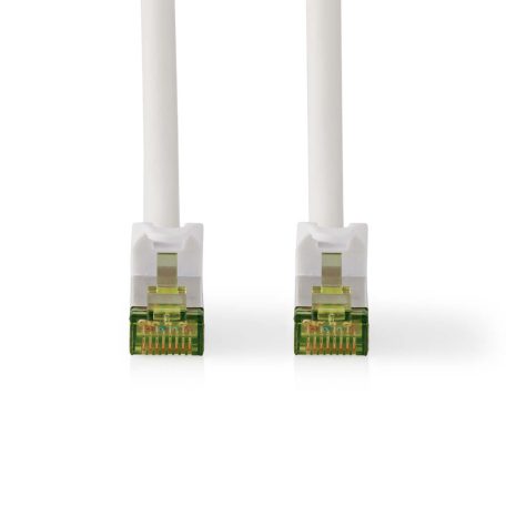 CAT7 hálózati kábel | S/FTP | RJ45 Dugasz | RJ45 Dugasz | 10.0 m | Snagless | Kerek | LSZH | Fehér | Doboz