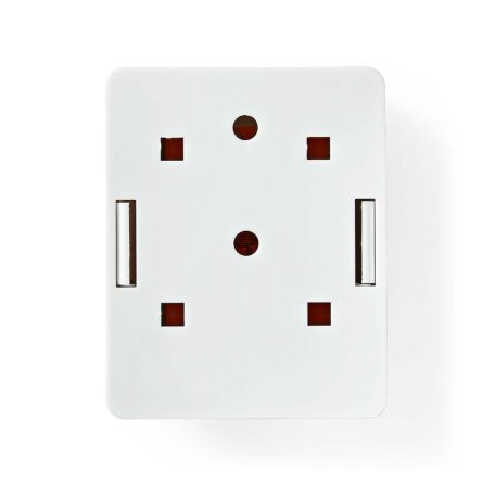 Hálózati fali doboz | A falon | 1-Port port(s) | UTP CAT6 | Egyenes | Aljzat | Aranyozott | ABS | Fehér | Doboz