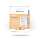 Hálózati fali doboz | A falon | 1-Port port(s) | UTP CAT6 | Egyenes | Aljzat | Aranyozott | ABS | Fehér | Doboz